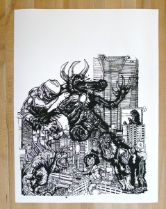 Mike Parsons printed by the Kid Icarus Print Department