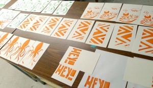Screen Printing 101 at Kid Icarus