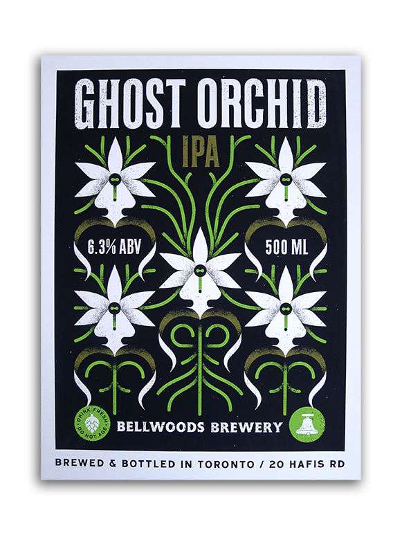 New Bellwoods Brewery Poster – Ghost Orchid