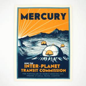 Secret Planet - PRINT - Mercury 12''x16''