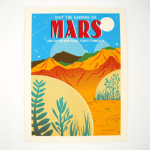 Secret Planet - PRINT - Mars 12''x16''