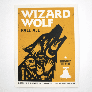 Bellwoods Brewery - POSTER - Wizard Wolf 18"x24"