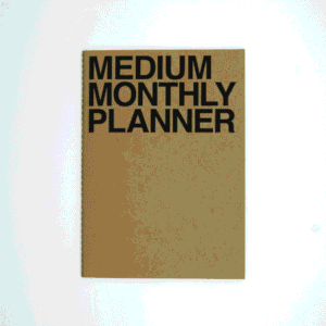 JStory - PLANNER - Medium Monthly  (Kraft)