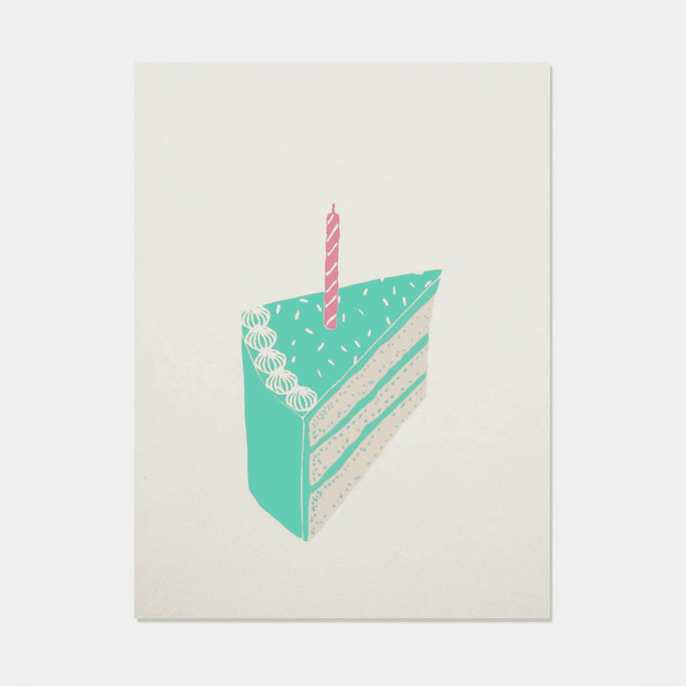 The Good Day Print co. – BIRTHDAY – Cake Slice – Kid Icarus