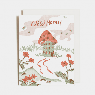 Homework Letterpress Studio - NEW HOME - Mushroom House