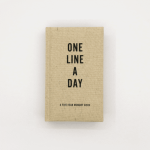 One Line A Day - BOOK - A Five-Year Memory Book (Canvas)