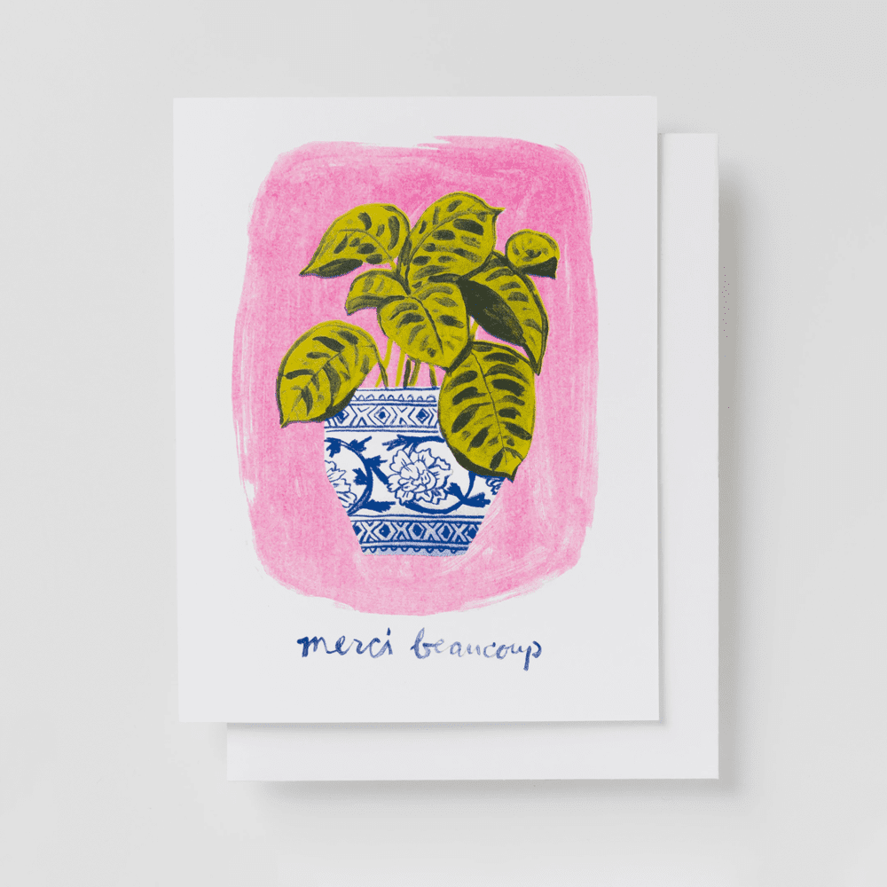 Yellow Owl Workshop  – THANKS – Merci Beaucoup Plant (Riso)