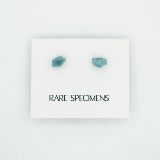 Rare Specimens - EARRINGS - Blue Apatite