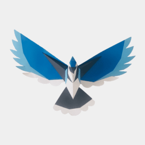 Poly Paper Craft - KIT - Blue Jay in Flight
