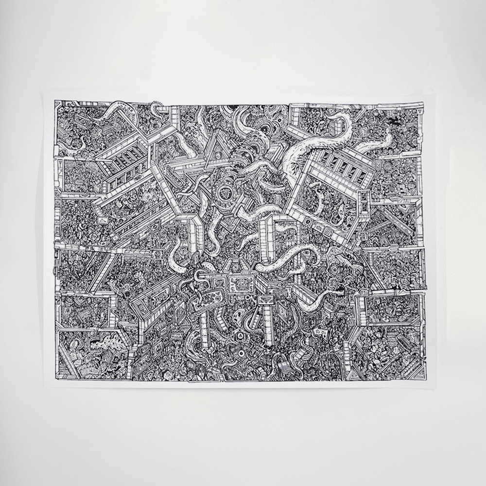 Mike Parsons - POSTER - Untitled 1 2023, 22”x30”