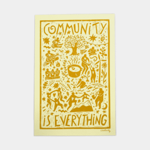 Iva Jericevic - PRINT - Community 12x18" Yellow