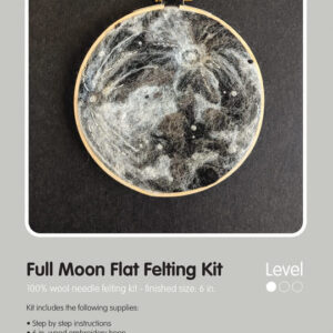 Lunenburg Makery - NEEDLE FELTING - Full Moon