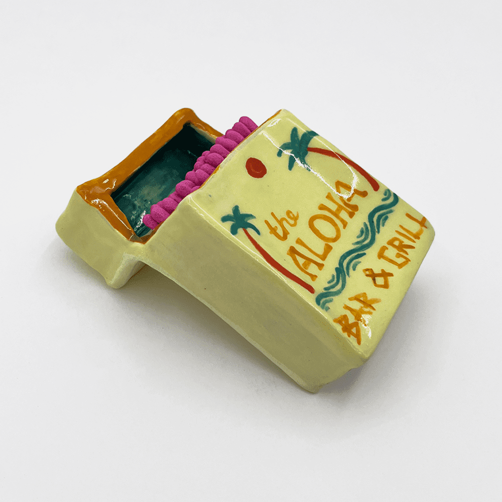 Rosehound Apparel - CERAMIC - Tiki Matchbox