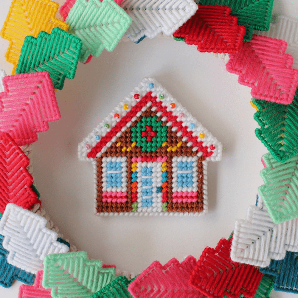 Diana Watters – CROSS STITCH – Gingerbread House