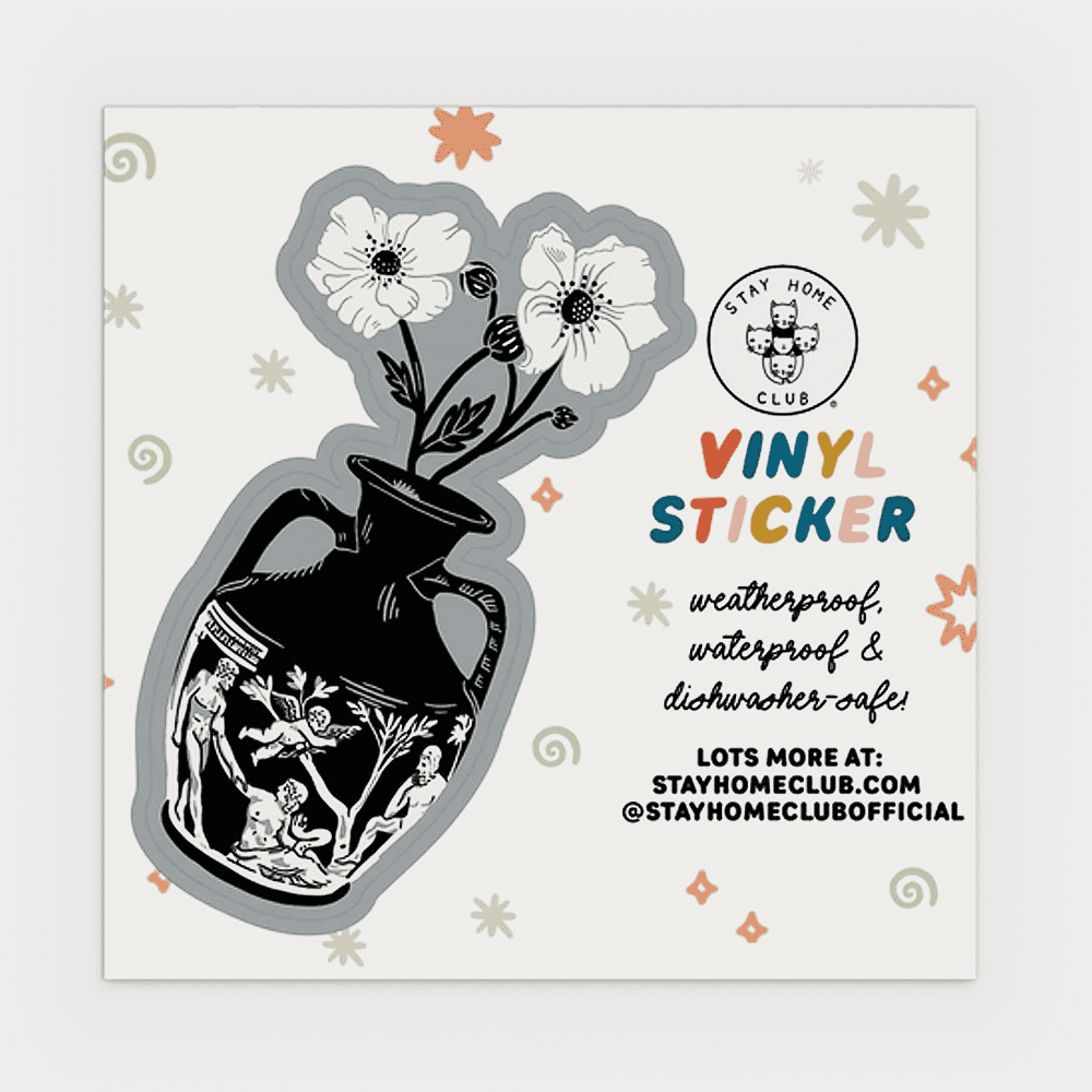 Stay Home Club - STICKER - Cameo