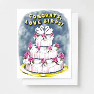 Yellow Owl Workshop - WEDDING - Congrats Love Birds