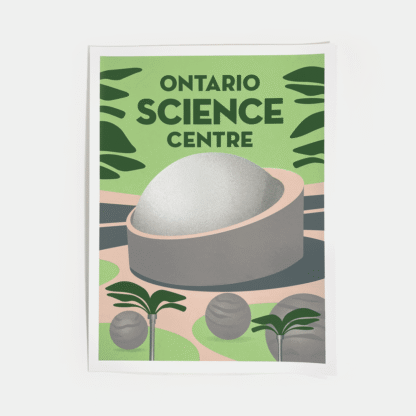 Kid Icarus - PRINT -  Ontario Science Centre 12" x 16"