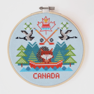 Diana Watters - CROSS STITCH - Oh Canada (6in)