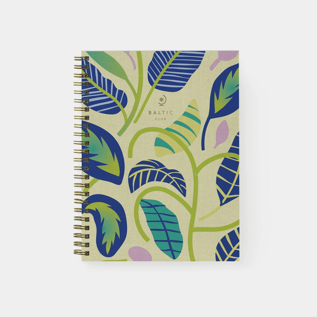 Baltic Club – NOTEBOOK – Yellow Archipelago Spiral