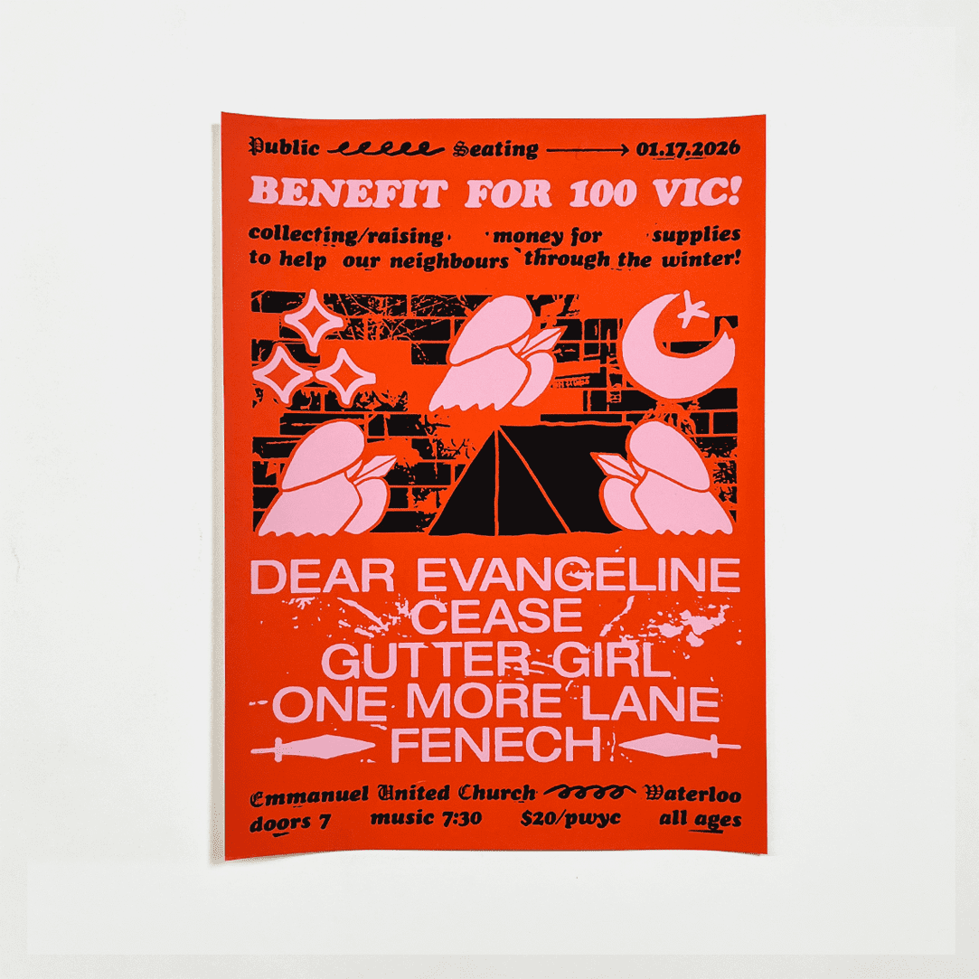 Benefit for 100 Vic – POSTER – Jan 17 2026 11″ x 15″