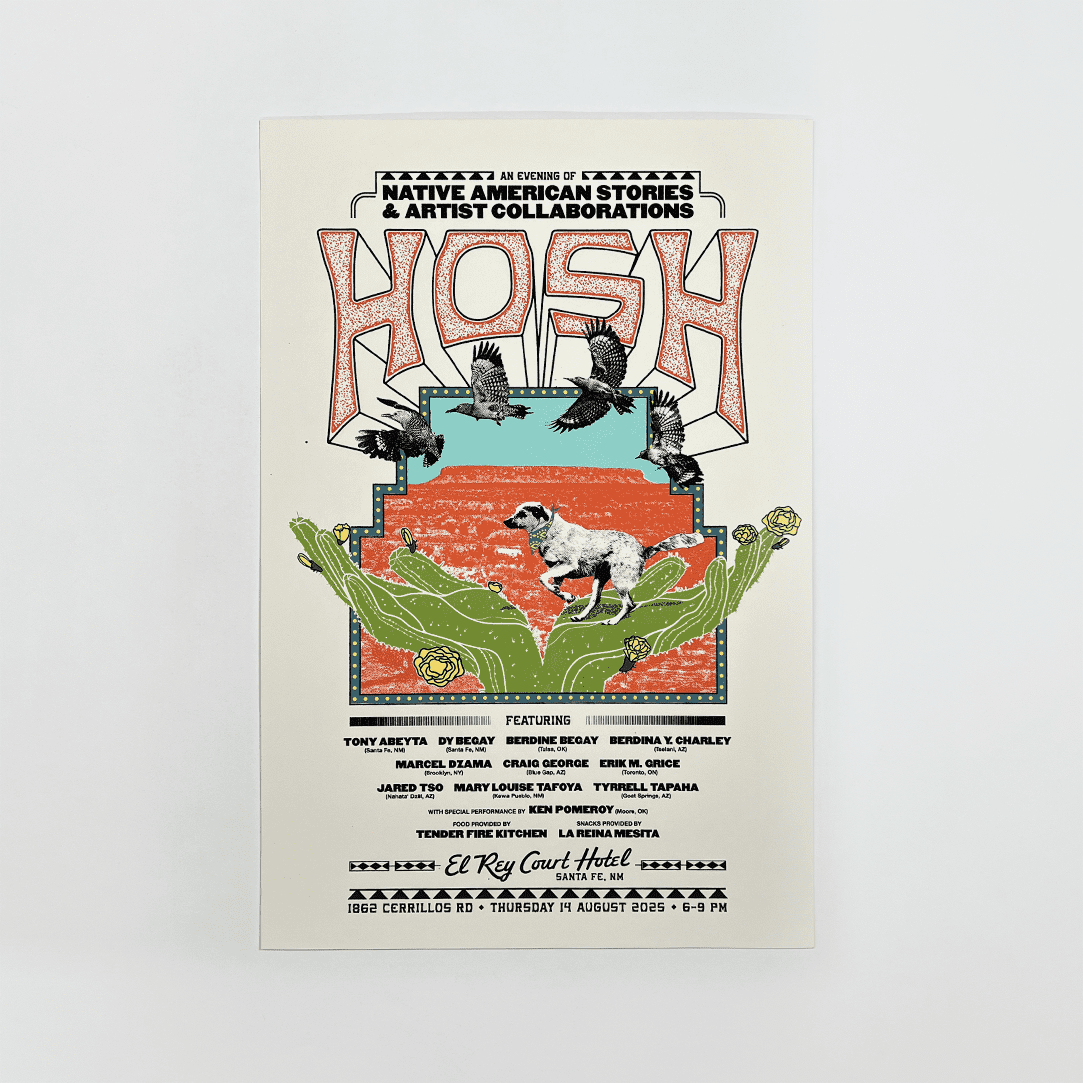 HOSH – POSTER –  El Rey Court Hotel 2025 12″x18″