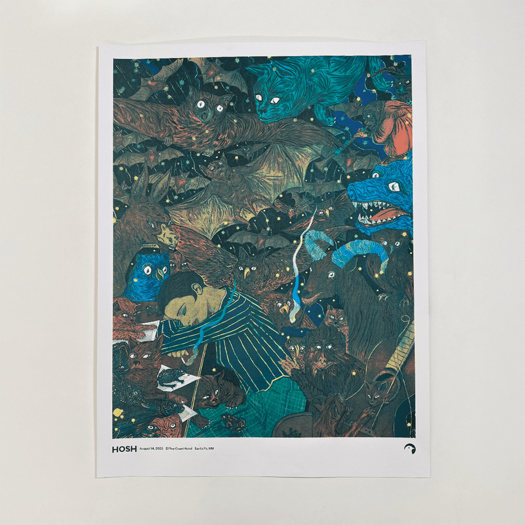 HOSH – POSTER –  El Rey Court Hotel 2025 18″x24″