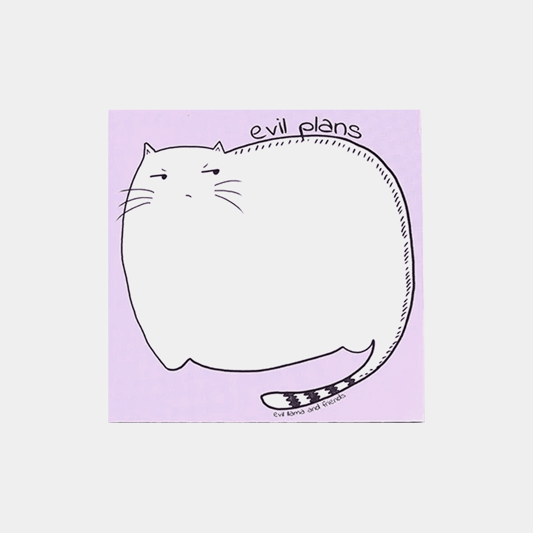 Evil Llama -  NOTEPAD - Evil Plans