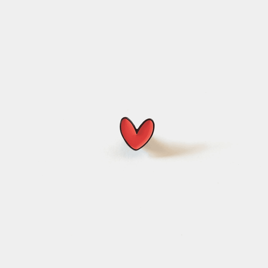 Ripple Splash – PIN – Cute Heart (Red)
