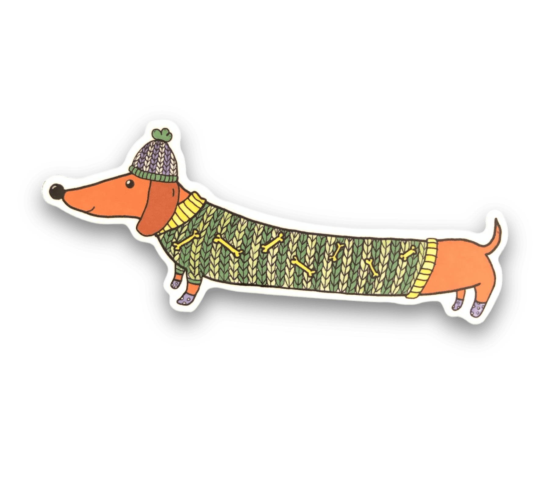 Evil Llama – STICKER – Hot Dog Dog
