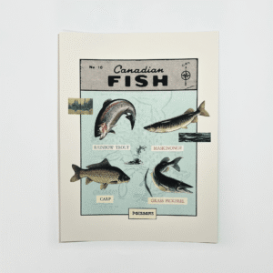 Kid Icarus - PRINT - Biota - Canadian Fish - 12" x 16"