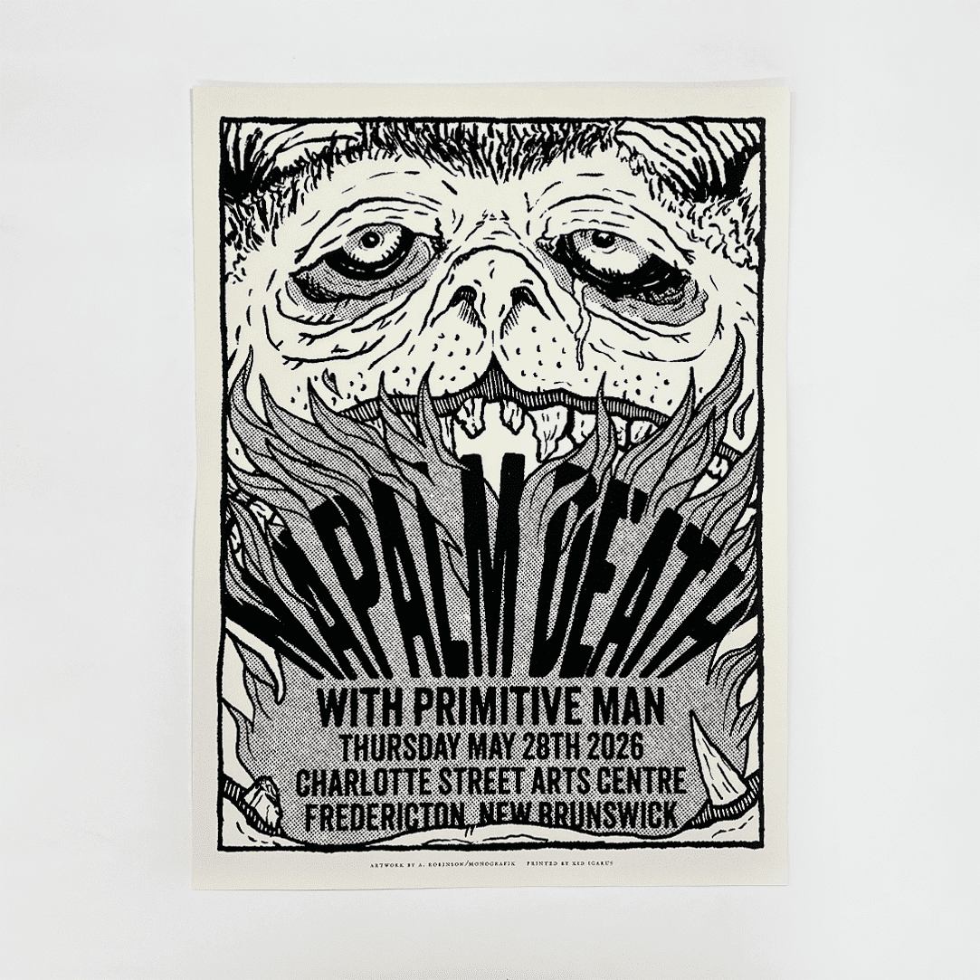 Napalm Death – POSTER – May 28 2026